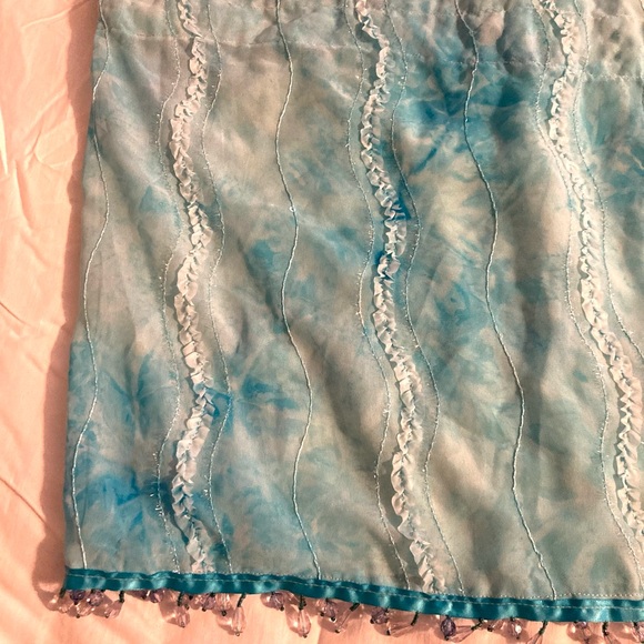 Vintage Swag/ curtain with beads - Picture 2 of 4